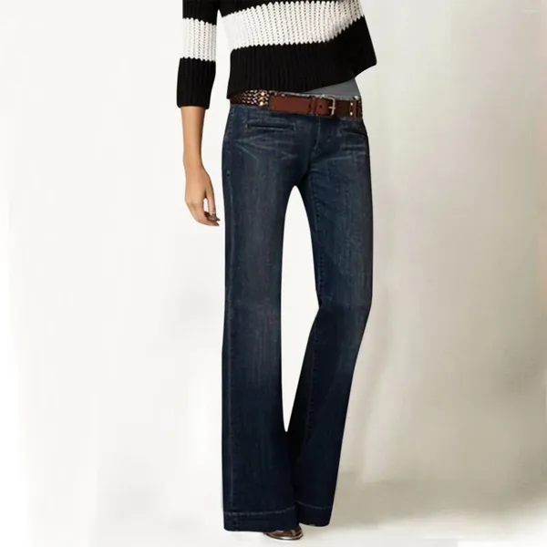 Jeans pour femmes Femmes Casual High Wistr Land Design Loose Vintage Leggings Pantalons coréens Avis Beaucoup de vêtements