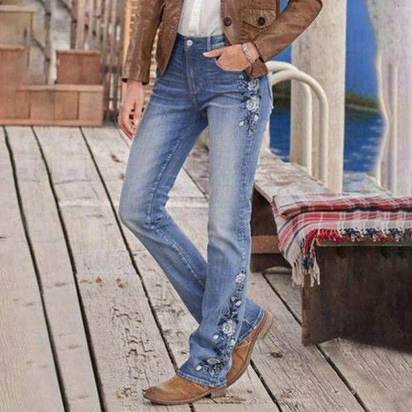 Jeans pour femmes Femmes Classique Slim Fit Denim Pantalon Taille Haute Stretch Bulifting Jeggings Vintage Y2k Streetwear 2023