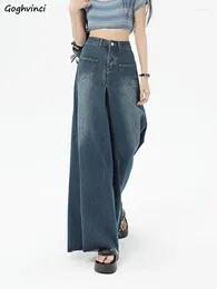 Jeans pour femmes femmes High Street vintage lavé déchiré de style coréen printemps lâche blanche ulzzang collège personnalité tout-correspondant