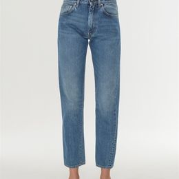 Dames jeans dames jeans asymmetrisch gesneden vintage rechte negenpunts jeans vrouw jeans broek 230427