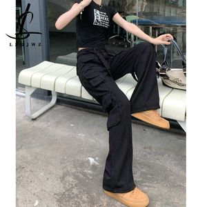 Dames jeans dames jeans 2023 trend denim Koreaanse mode y2k newjeans vintage kleding streetwear vracht jeans vrouw hoge taille broek baggy l230316