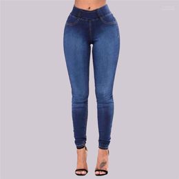 Dames jeans dames plus size vriendjes vrouwen dames slanke vaste zakken lang gewassen denim sexy skinny broek dagelijkse broek potlood e21