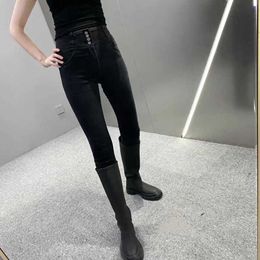 Damesjeans Shape-jeans voor dames met 3 tailletrainer Body Shaper Afslankende schede voor dames met platte buik Lange broek YQ231027