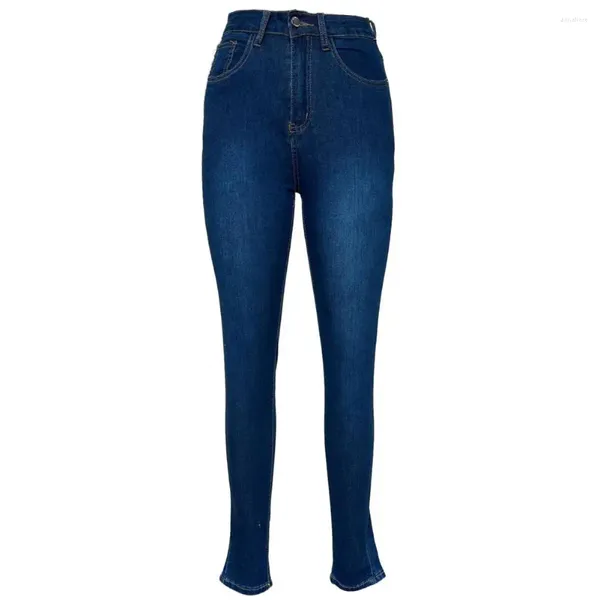 Jeans para mujer Mujeres Slim Fit Pantalones de mezclilla Color degradado Cintura alta Levantado a tope Adelgazante Elástico Suave para Lady Tobillo