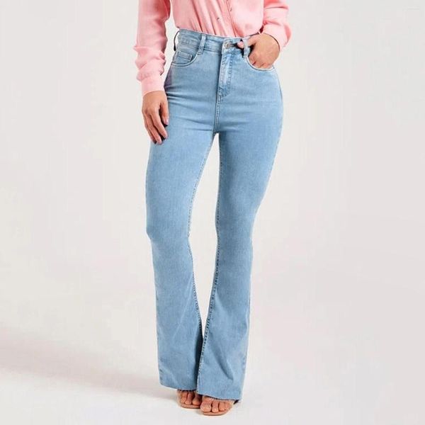 Jeans de mujer Pantalones de mezclilla casuales para mujer Classic Blue Bell Long Stilt Jean Pyjama Women For Sexy