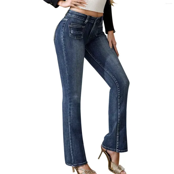Jeans pour femmes Femmes Taille haute Stretch Bulifting Jeggings Vêtements Femmes hautes sur un pantalon Jean pour