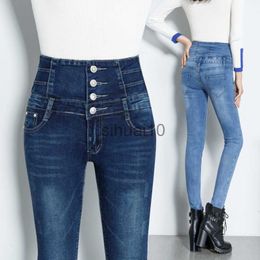 Dames Jeans Dames skinny Jeans Hoge Taille Mode Slanke Denim Lange Potlood Broek Vrouw Jeans Camisa Feminina Lady Fat Broeken Kleding 34 36 J230605