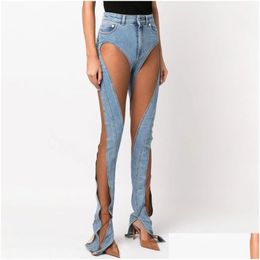 Jeans pour femmes femmes y2k mode denim haut taille spiral creux de la perspective de cowboy de cowboy