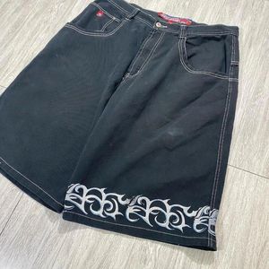 Jeans pour femmes Y2K Shorts pour hommes Harajuku Hip Hop Vintage Baggy Denim Gym 2024 Mode Casual Gothic Men Basketball