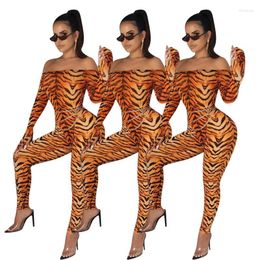 Combinaisons pour femmes barboteuses Body Ropa Mujer Moda Feminina été Mode Femme moulante imprimé léopard Sexy combishorts Body Negro