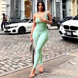 Jumpsuits de mujeres Rompers Harem Jumpsuit italiano Spaghetti Long casual Camis Summer Retro Fit Sesy Set Full Jumpsuit Womens Clothing Y240425