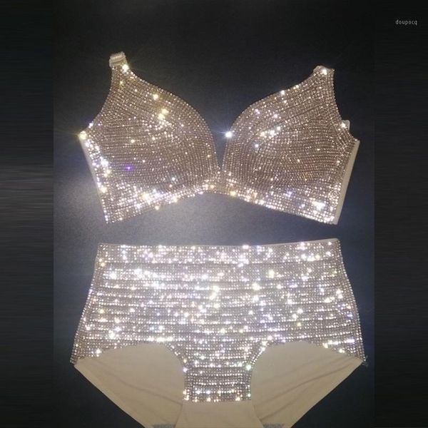 Combinaisons pour femmes barboteuses TolTolQ 2022 motif percé haute discothèque Bling paillettes femmes costumes fête décontracté Vocation plage porter été S