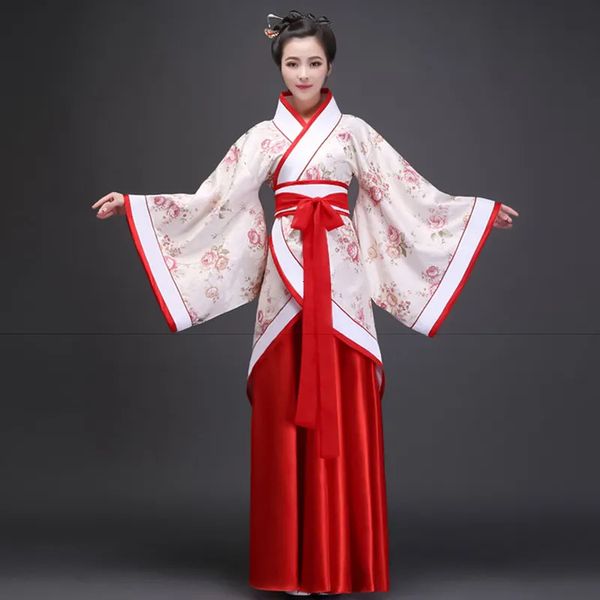 Combinaisons pour femmes Barboteuses Femme Robe de danse sur scène Costumes traditionnels chinois Année Adulte Costume Tang Performance Hanfu Femme Cheongsam 231009