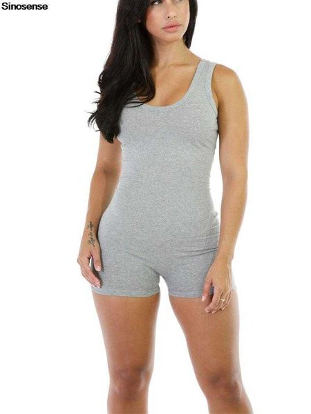 Combinaisons pour femmes Barboteuses Femmes Butt Lifting Yoga Shoort Jumpsuit Sexy Sans Manches Débardeur Bodycon Sport Barboteuses Texturé Gym Body Solid Playsuits P230419