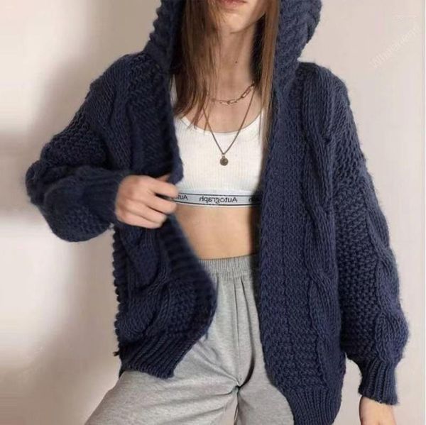 Tricots pour femmes Style coréen Cardigan décontracté pulls femmes Harajuku à manches longues hauts pull mode automne vêtements tenue Streetwear