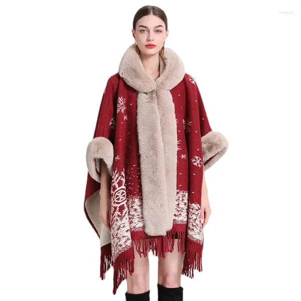 Tricots de tricots pour femmes RELOST PLAIS MODE CARDIAGE DE laine épaissie Cardigan Cabring tassel Câle Femme Femme Souion de batte Hiver