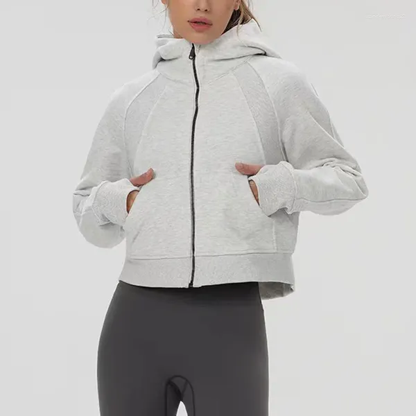 Manteau pull à capuche et fermeture éclair pour femmes, tricot, vêtements de sport, avec Promotion de la mode en hiver et loisirs, Logo brodé