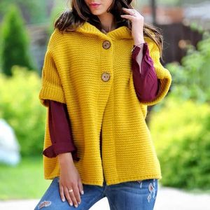 Pull en tricot pour femmes 2024 Cardigan à capuche en tricot en automne / hiver