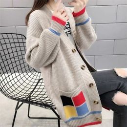Damesbreien T -stukken Cashmere Tops Cardigans Woman Fashion Esthetic Luxury Designer Korean Vintage Winter Trend Sweaters Cardigan For Women 221117