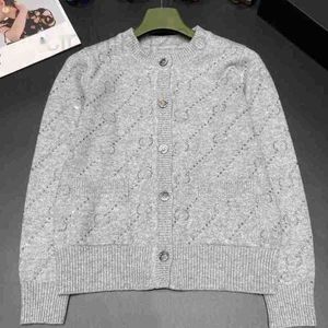 Cardigan tricoté à col rond pour femme, haut ample et chaud, pull de styliste, début du printemps, JBMW, 2024