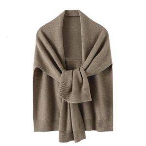 Damesbreien T Tees Shawl gebreide tops Cape herfst Winter Koreaanse mode Sweter Damski Warm Wild solide sjaal Cardigan Poncho Ropa Mujer 221123