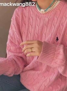 Gebreide damest-shirts Winter Nieuwe lange mouwen Vintage Twist Gebreide trui Dames Roze Grijs Zwart Baggy Knitwear Pullover Jumper Vrouwelijke kleding braak