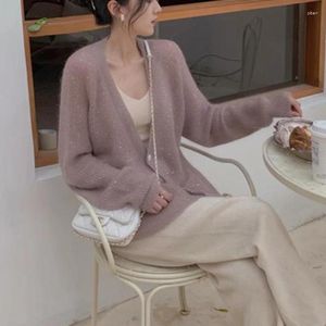 Tabón de invierno para mujeres Button de invierno Séter Séter Cardigan Long Cardigan para mujer en promoción Luxury Y2K Fashion Corea