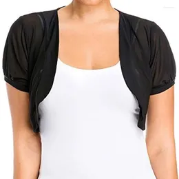 Cardigan à manches courtes pour femmes, tricots pour femmes, boléro, Casaco Feminino, Slim, ouvert en mousseline de soie, pulls d'extérieur, 2024