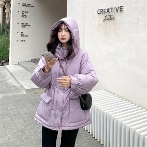 Dames Koreaanse stijl losse katoenen gewatteerde jas katoenen gewatteerde jas student winterkleding broodjas trend 201127