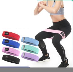 Women's Lastic Yoga Resistance Assist Bands Kauwgom voor Fitnessapparatuur Heupbenen Oefenband Workout Pull Rope Stretch Cross Training Loop