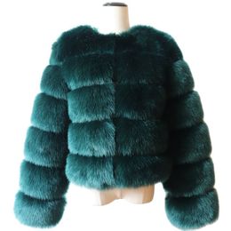 Casaco de pele de manga comprida de couro sintético HJQJLJLS inverno moda feminina grosso quente felpudo casaco feminino cinza preto jaqueta falsa 230105
