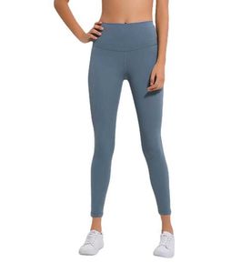 Leggings de mujer 2022 Ropa de gimnasia Mujer Diseñador de yoga Alinear pantalones Dama desnuda de calidad superior púrpura Rosa Cintura alta Correr fitness Deporte sdfdsf