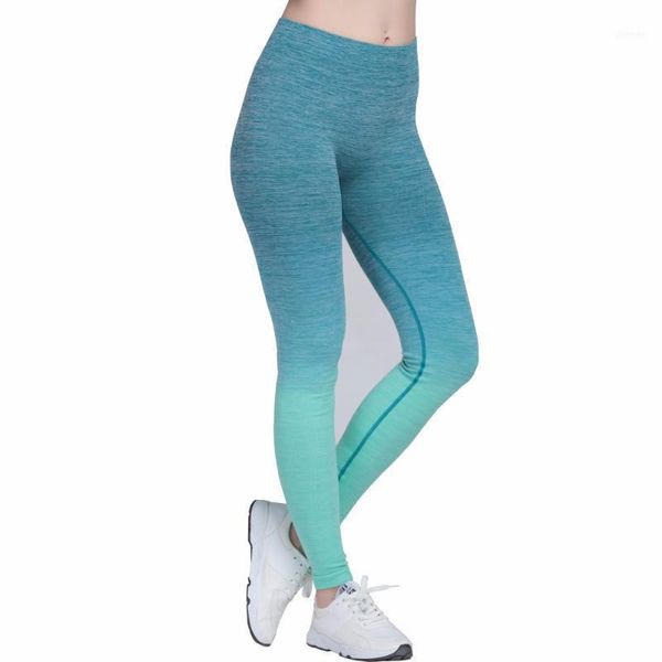 Leggings pour femmes 2022 été femmes Fitness entraînement Legging Compression rayé Leggins mince taille haute élastique Legins