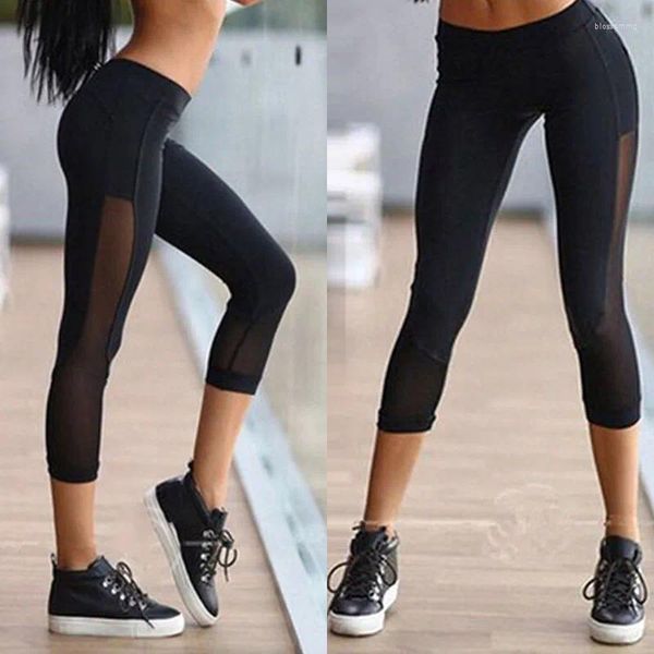Leggings pour femmes 2023 taille haute femmes Slim Capri pantalon Joggers extensible Fitness pantalon dames entraînement Compression