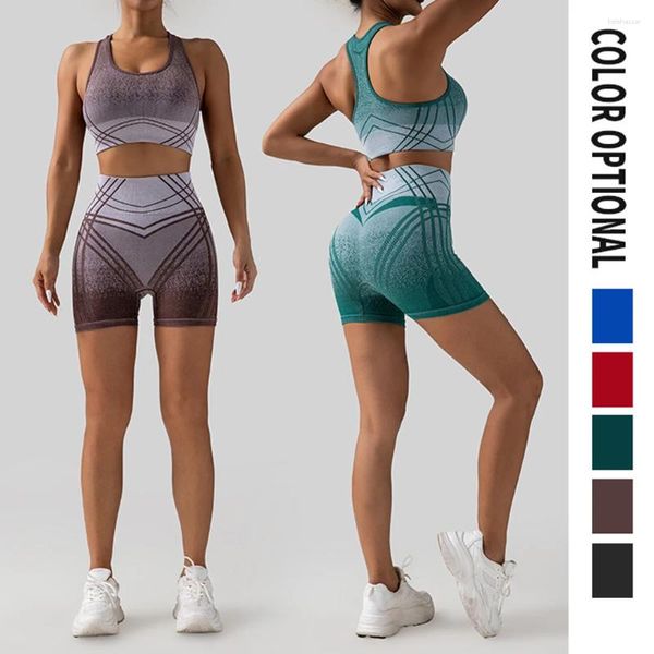 Leggings de mujeres 2024 Dipe de alta calidad Dye Gym Women Sportswear Sportswear Fitness Yoga Sets de entrenamiento de yoga