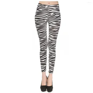 Leggings Femmes 2024 Femmes Pantalons Sexy Mode Tendance Motif Animal Imprimé Lait Soie Pantalon Confortable 45-79kg