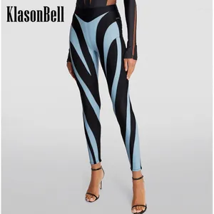 Leggings féminins 3.13 2024 Summer Elastic Mesh Contrast Patchwork Pants serrés Y2K Sports Yoga