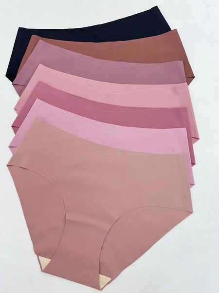 Leggings pour femmes 7 Pcs Culotte Hipster sans couture pour femmes Culotte de bikini solide confortable Sous-vêtements Lingerie