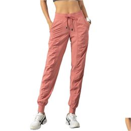 Damesleggings Ademende sportgymkleding Joggers voor dames Sneldrogende slanke losse hardlooptraining Fitness Negen puntzak Casual Dhoap