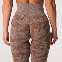 Leggings pour femmes CAMO Workout Leggings Womens Athletic Seamless Camuflaje Joga Pants Taille haute Stretch Fitness Outfits Sports Wear Gym Exercise 230508