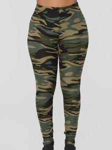 Leggings femme Camouflage pantalon Push Up femmes imprimer serré entraînement Fitness taille haute pantalon gris vert vêtements de sport goutte