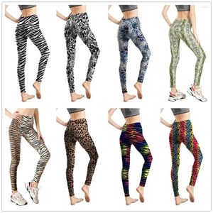 Damesleggings Camouflage bedrukt Dames Fitnessleggings Gym Hoge elastische magere legergroene jegging Sport Push-up potloodbroek