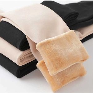 Polainas de las mujeres CHRLEISURE Medias de invierno Pantimedias calientes Mujeres Terciopelo Pantalones térmicos gruesos Legging femenino Medias Mantenga la ropa interior caliente Ropa T221014