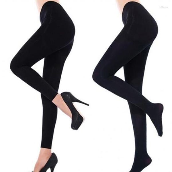 Leggings Femme Strumpfhose Classique Sexy Femmes Noir Opaque Pieds Collants Collants Épais Bas Printemps Automne