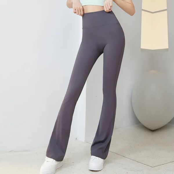 Leggings para mujer Leggings acampanados Pantalones de yoga Pantalones de pierna ancha de cintura alta para mujer Gimnasio Fitness Deportes Pantalón acampanado negro Pantalones de baile latino 231110