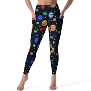 Leggings pour femmes Galaxy Sky Print Yoga Pantal
