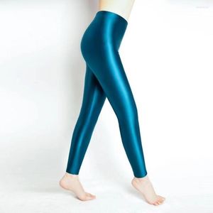 Leggings voor dames glanzende hoge taille naadloze vrouwen mannen yoga plus size workout broek voor gymbroek strakke bodems