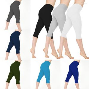 Leggings met dames High Tailed Push Ups Fitness Bottoms brede tailleband fietsen korte training jogging dames