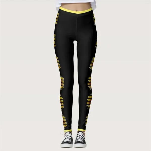 Leggings féminins hauts femmes de tournesol occasionnelles collants imprimés thermales capris contrôle yoga sport for ropa mujer