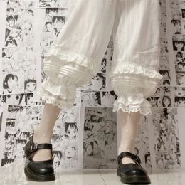 Leggings féminins japonais sweet lolita sécurité courte pantalon kawaii ébourils knickers cotton élastique